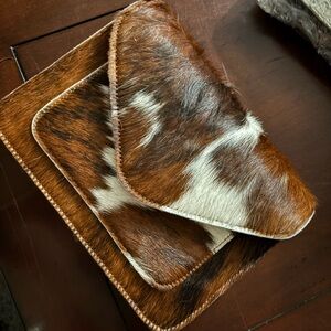 Cowhide Real Leather Crossbody purse